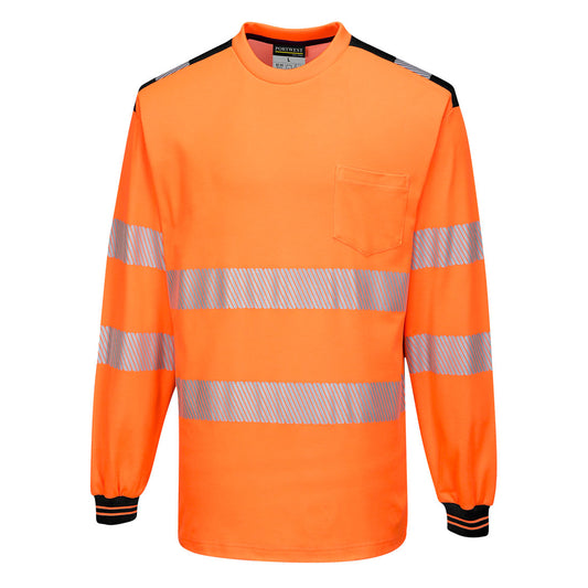 PW3 Hi-Vis T-Shirt, langarm