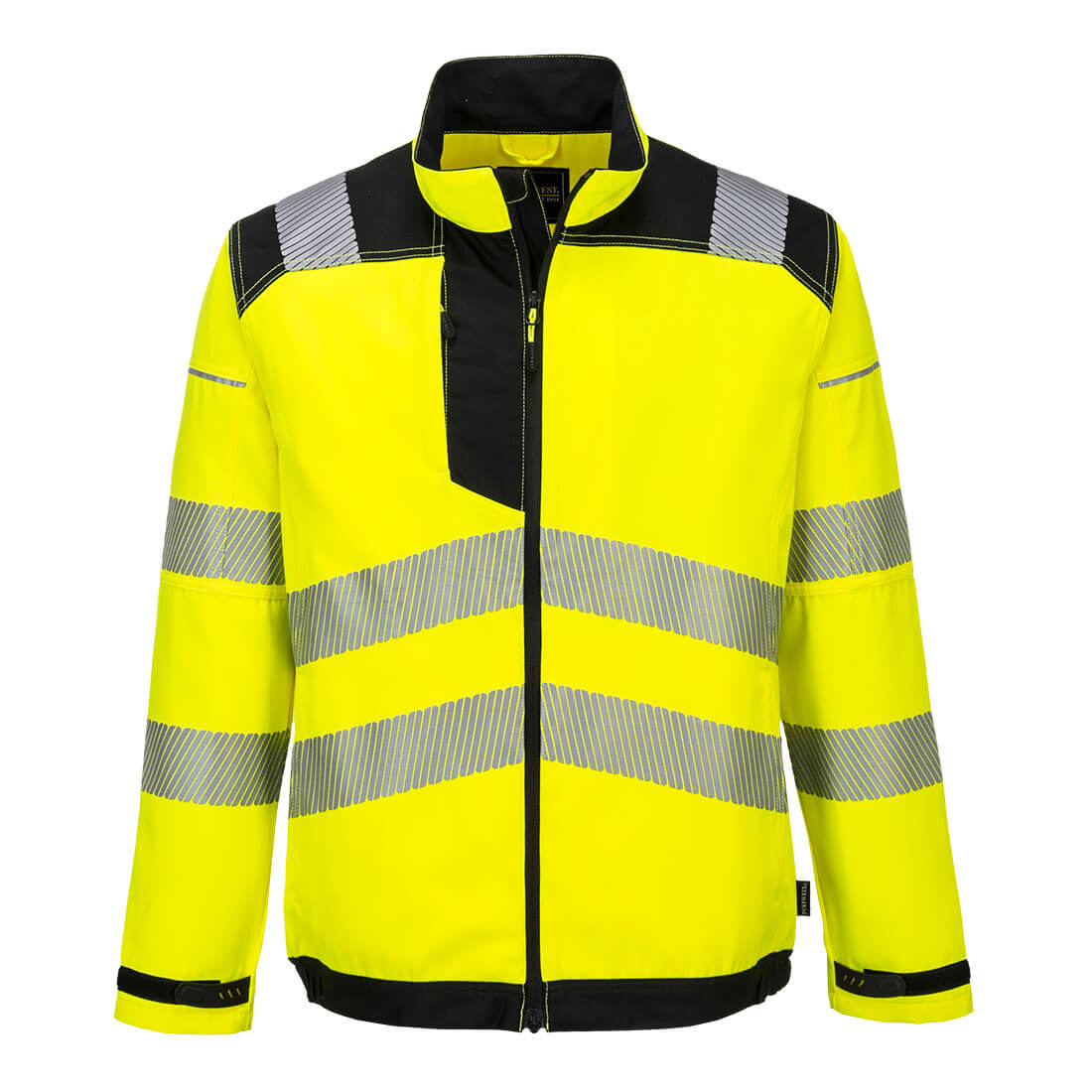 Portwest T500 Jacke – Gelb/Schwarz – funktionale Berufsjacke