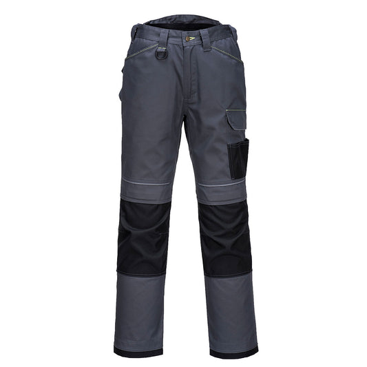 Portwest T601 Hose – ZoomGrau/Schwarz – strapazierfähige Arbeitshose