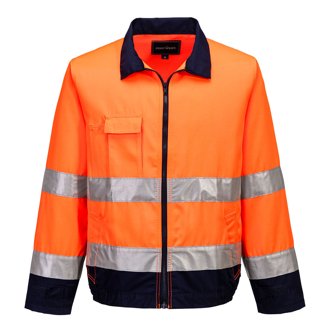 Portwest TX70 Jacke – Orange/Marine – funktionale Berufsjacke