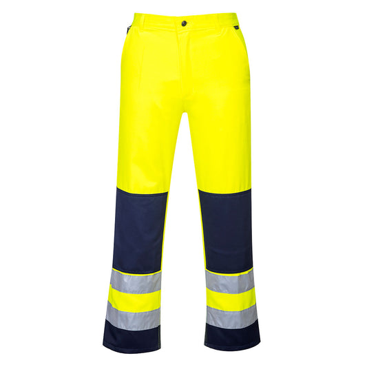 Portwest TX71 Hose – Gelb/Marine – robuste Arbeitshose mit Komfort