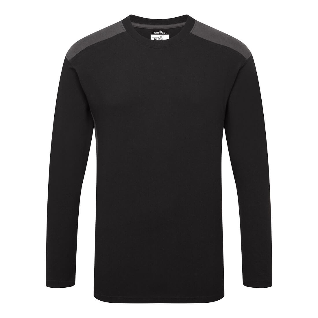 Portwest W1664 Shirt – Schwarz/Grau – bequem & funktional