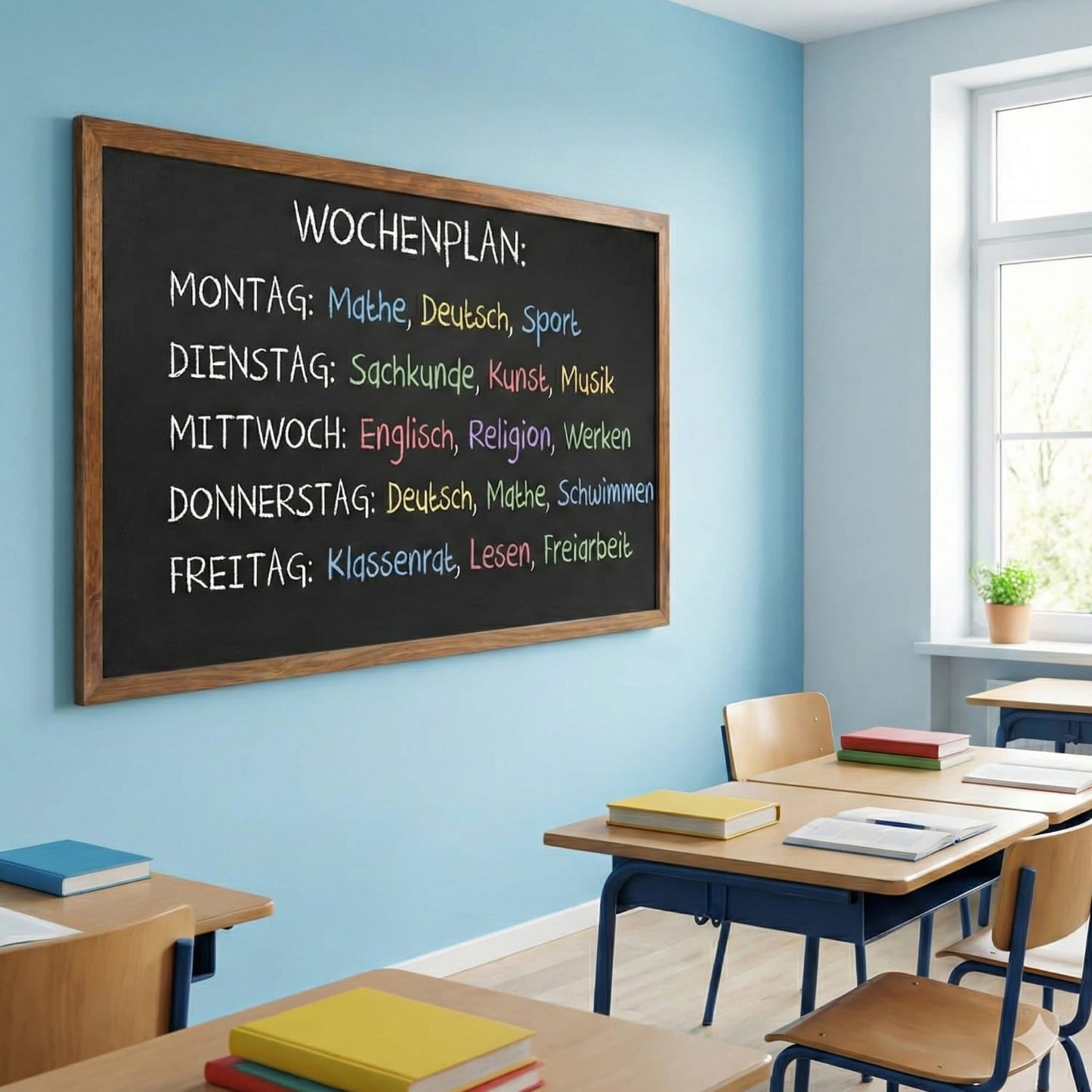 "InspiraBoard" Wandkreidetafel 60x120cm, Indoor