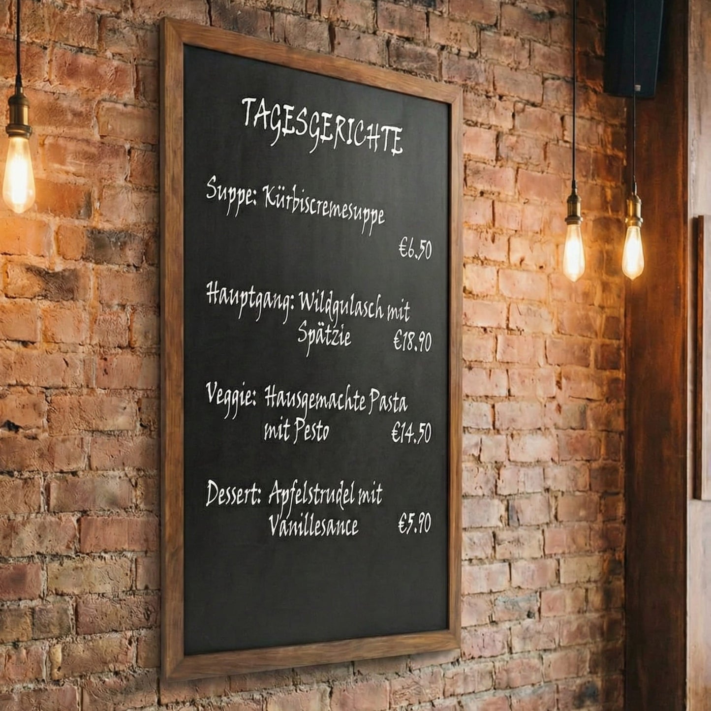 "InspiraBoard" Wandkreidetafel 80x120cm, Indoor