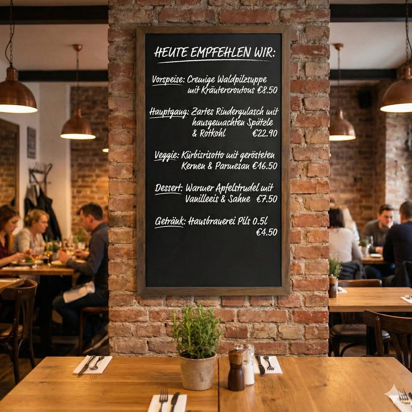 "InspiraBoard" Kreidetafel 80x150cm, Indoor