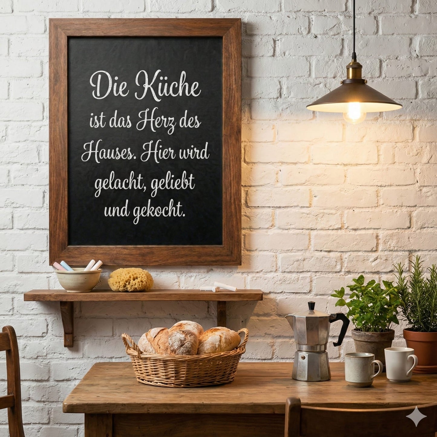 "InspiraBoard" Wandkreidetafel 60x80cm, Indoor