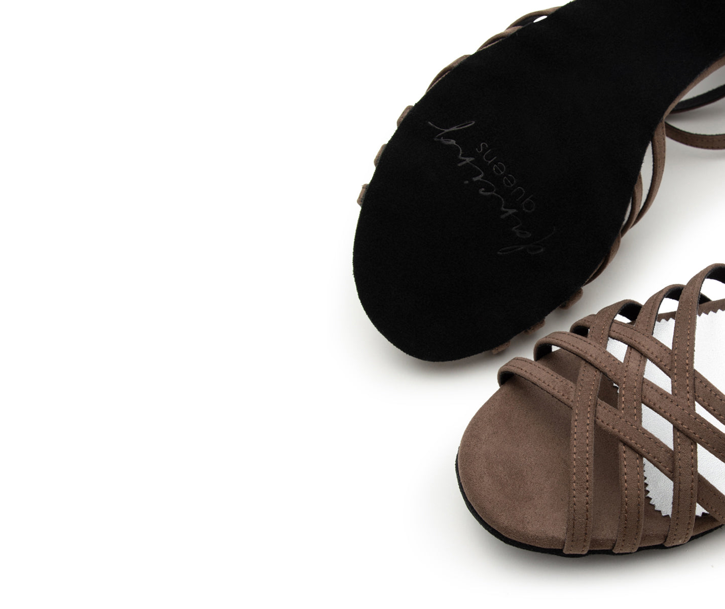 Joy Tanzschuhe in Grau Mikrofaser