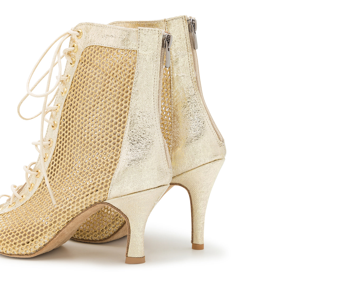 Magnet Aura Tanzschuhe in Gold Glitter