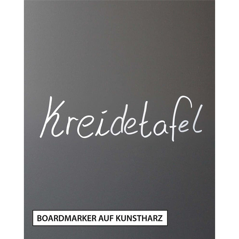Kreidetafel ohne Rahmen, Rundbogen, 60x90cm, Outdoor