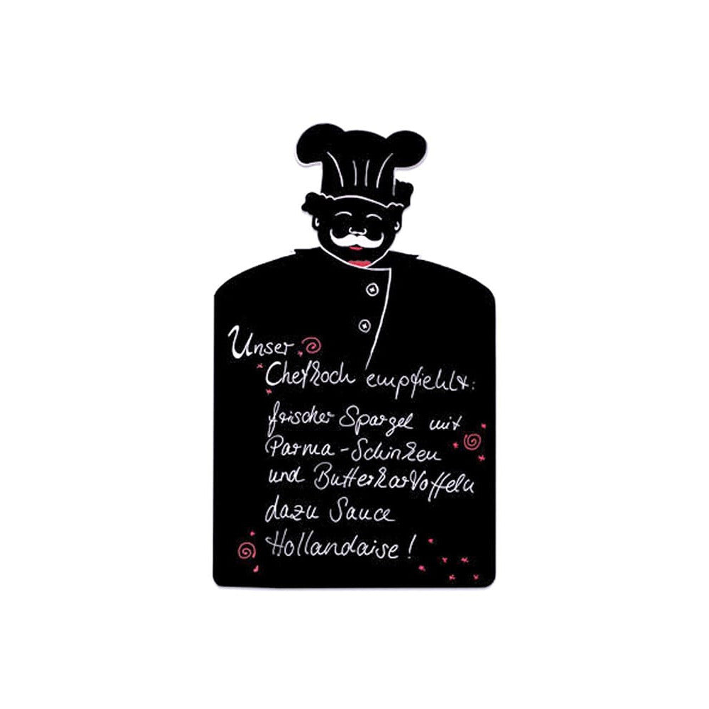 Kreidetafel "Chefkoch" ohne Rahmen, 62x103cm, Outdoor
