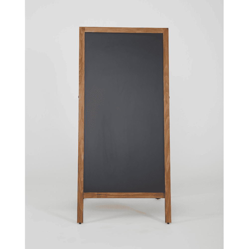 "ChalkMaster Pro" – Wetterfester Kreidetafel-Aufsteller 145x67cm, Dunkel
