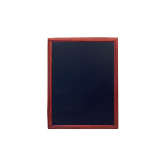Securit® Kreidetafel mit Holzrahmen, Mahagoni, 70x90cm, Outdoor
