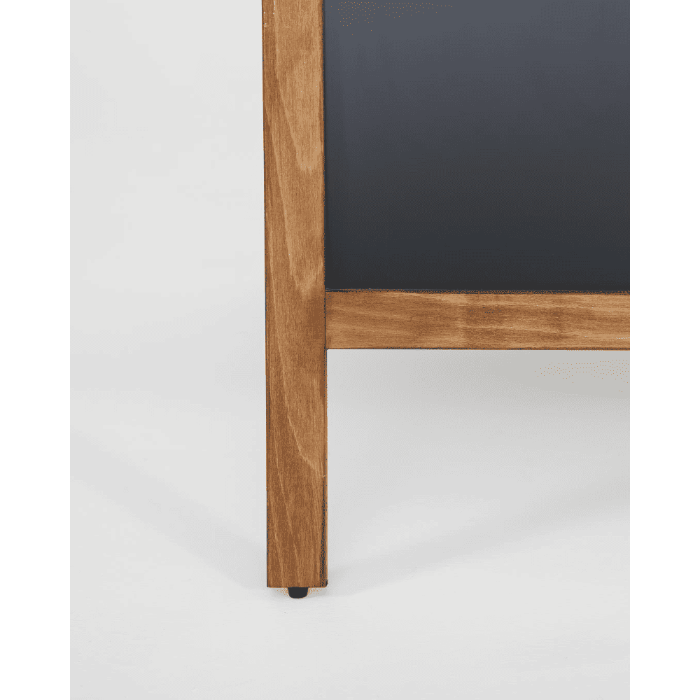 "ChalkMaster Pro" – Wetterfester Kreidetafel-Aufsteller 145x67cm, Dunkel