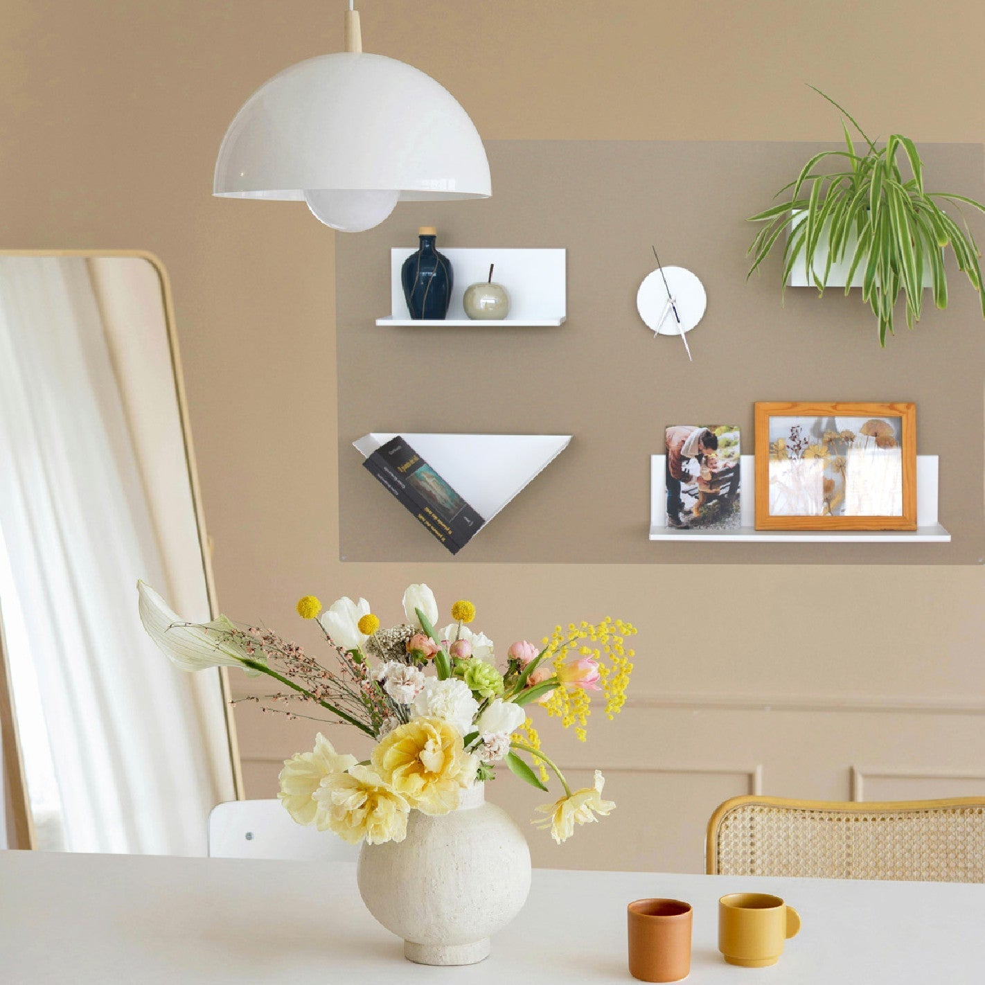 KalaMitica® Magnetische Kreidetafel ohne Rahmen, 114×74cm