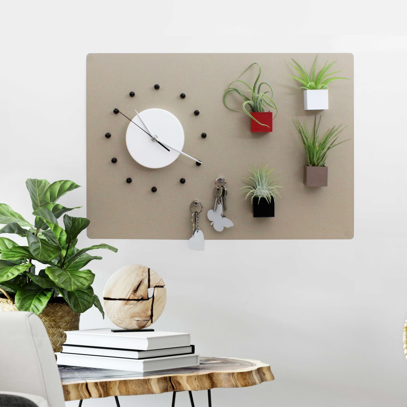 KalaMitica® Magnetische Kreidetafel ohne Rahmen, 56x38cm