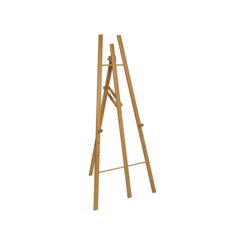 Securit® Kiefernholz Staffelei, 165cm, Teak, Outdoor