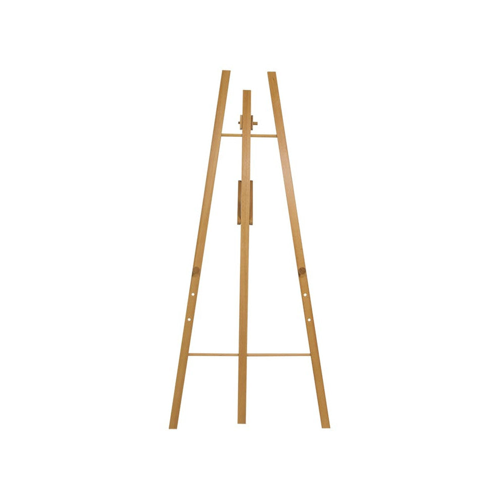 Securit® Kiefernholz Staffelei, 165cm, Teak, Outdoor