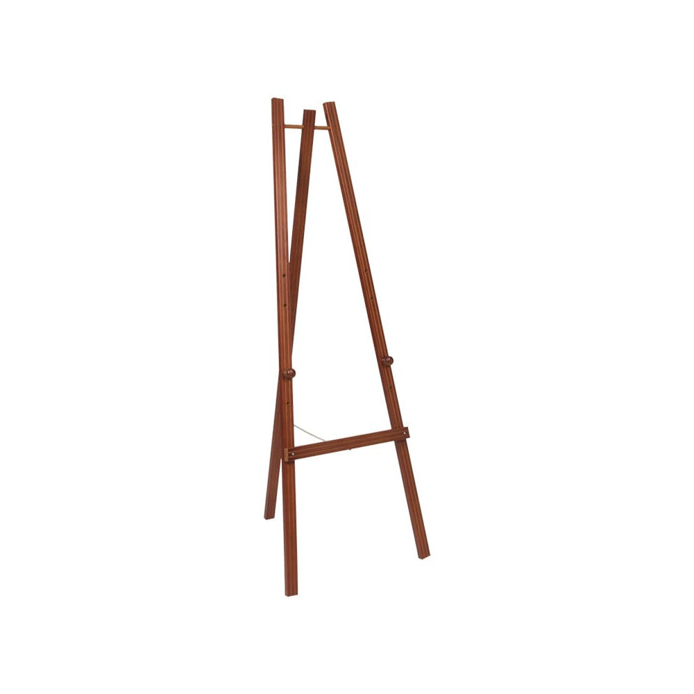 Securit® Kiefernholz Staffelei, 165cm, Mahagoni, Outdoor