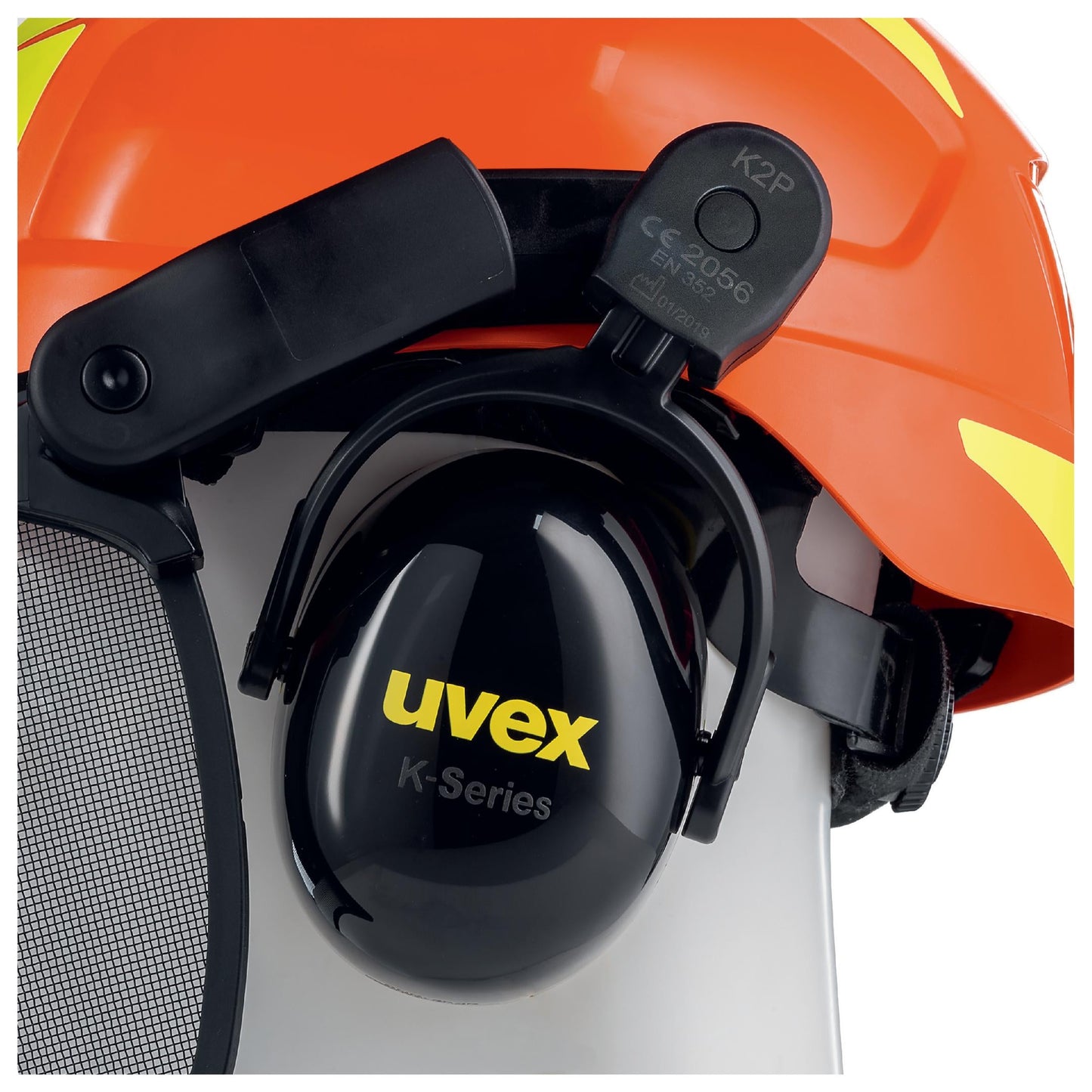 uvex pheos forestry Schutzhelm orange- Schutzhelm für Forstarbeit10