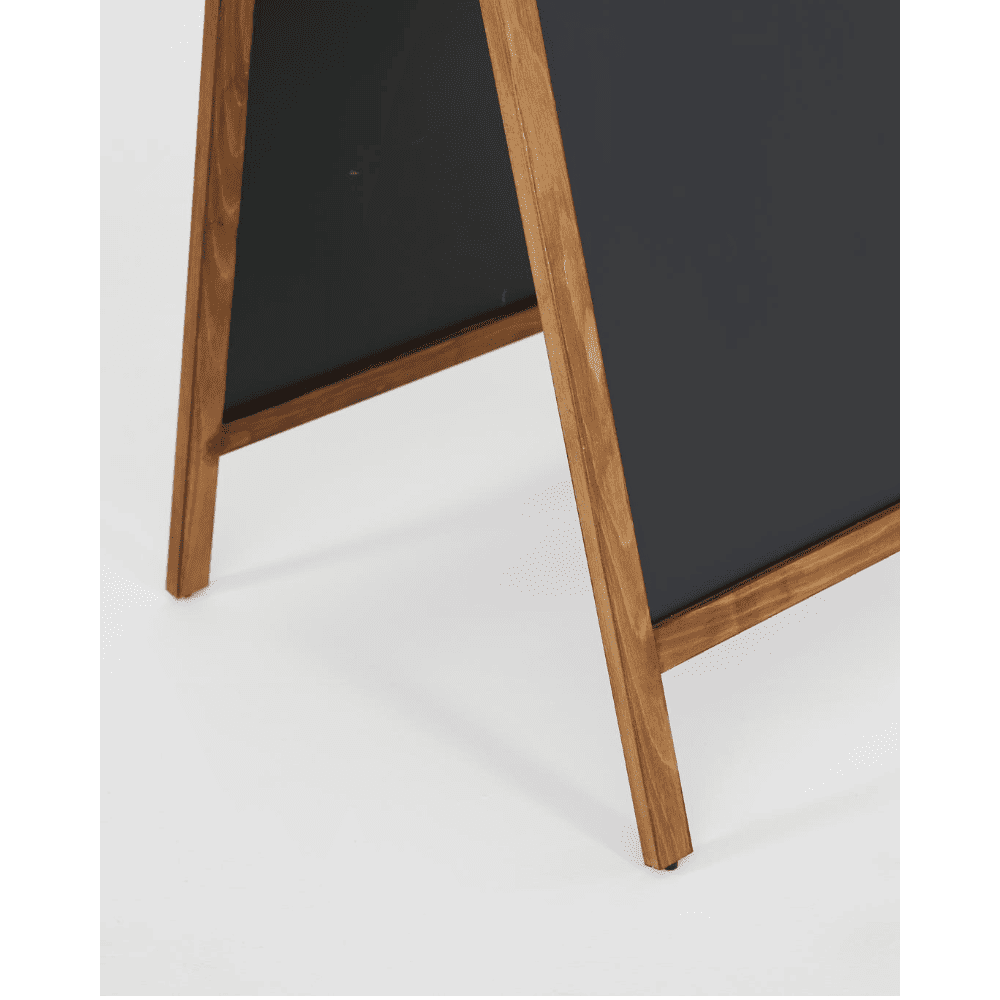 "ChalkMaster Pro" – Wetterfester Kreidetafel-Aufsteller 145x67cm, Dunkel