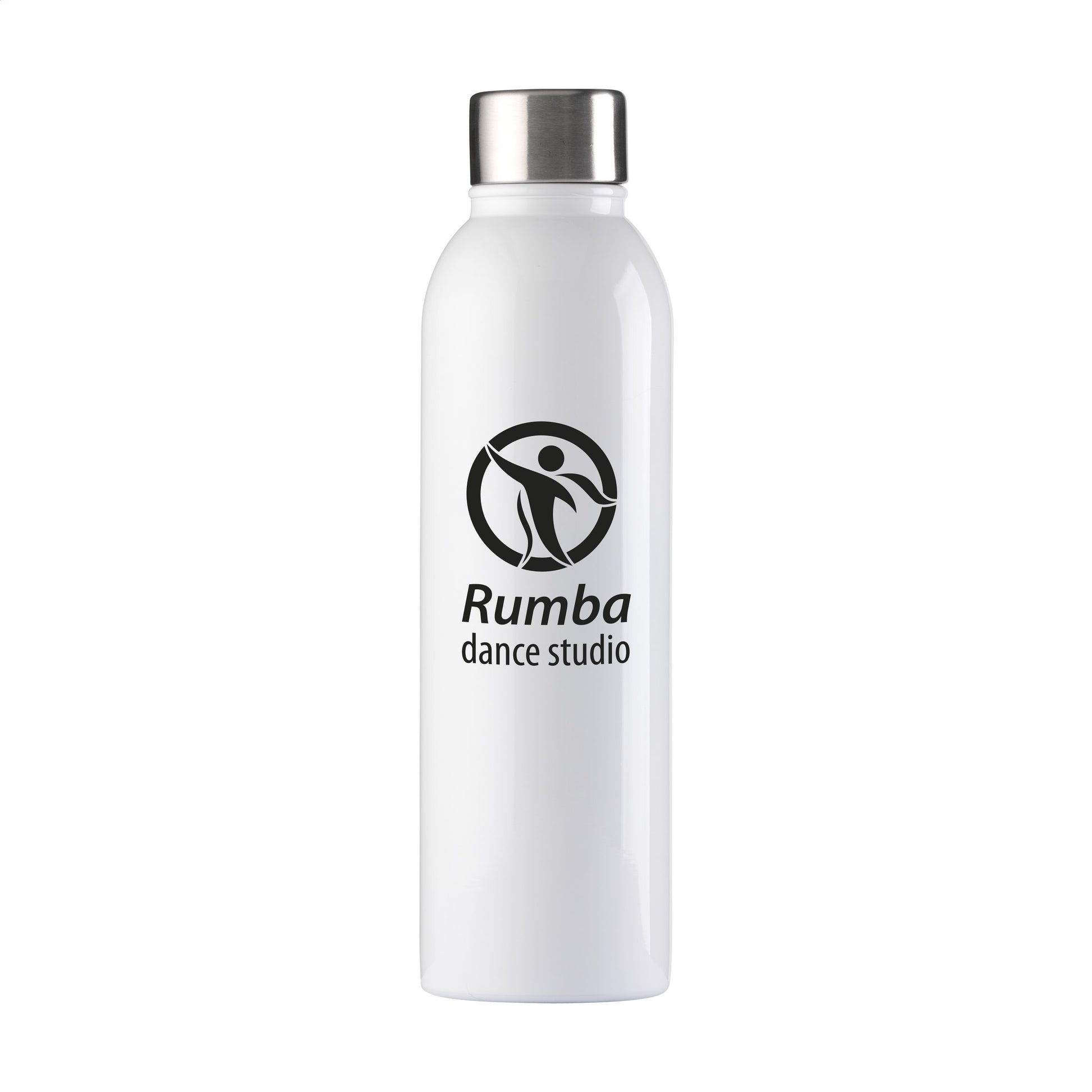 Schlanke, doppelwandige Edelstahl-Wasserflasche-Apollo 500 ml Trinkflasche
