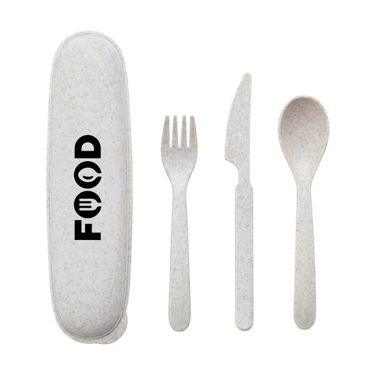 ECO Gusto Weizenstroh-Besteckset