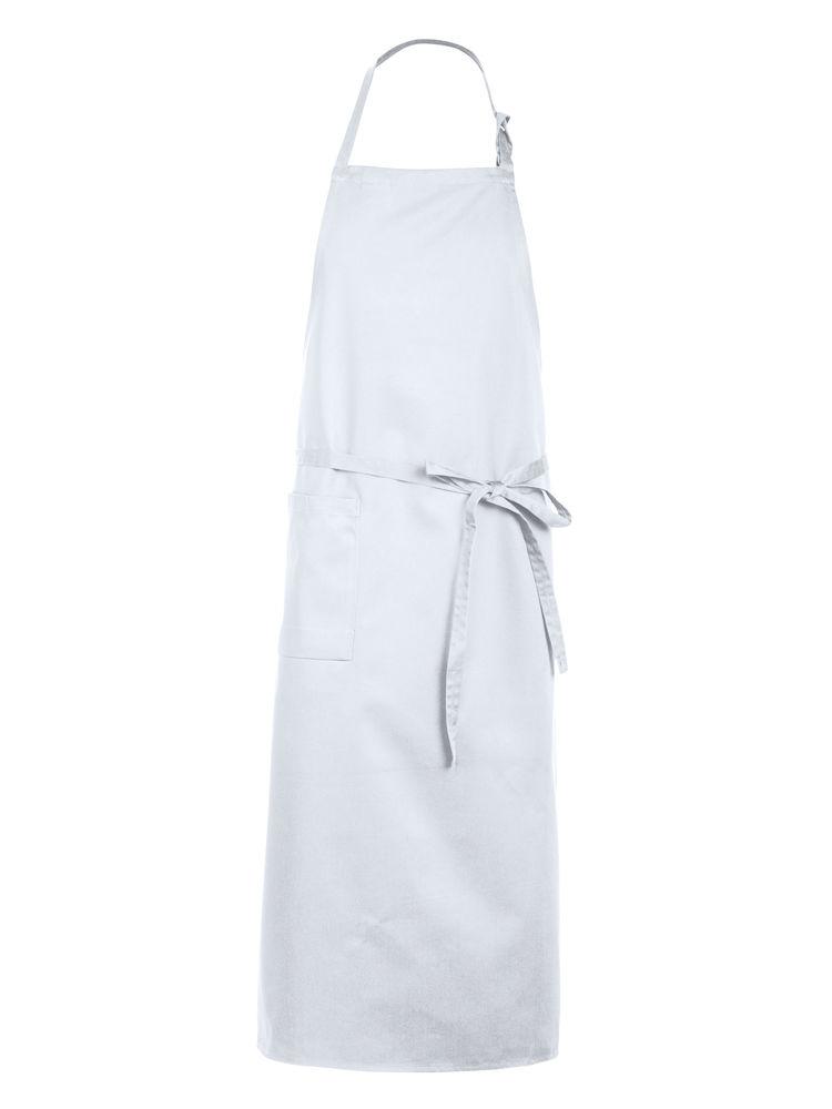 LATZSCHÜRZE 7808-Kochschürze mit verstellbarem Nackenband und Tasche auf der rechten Seite - WERBE-WELT.SHOP