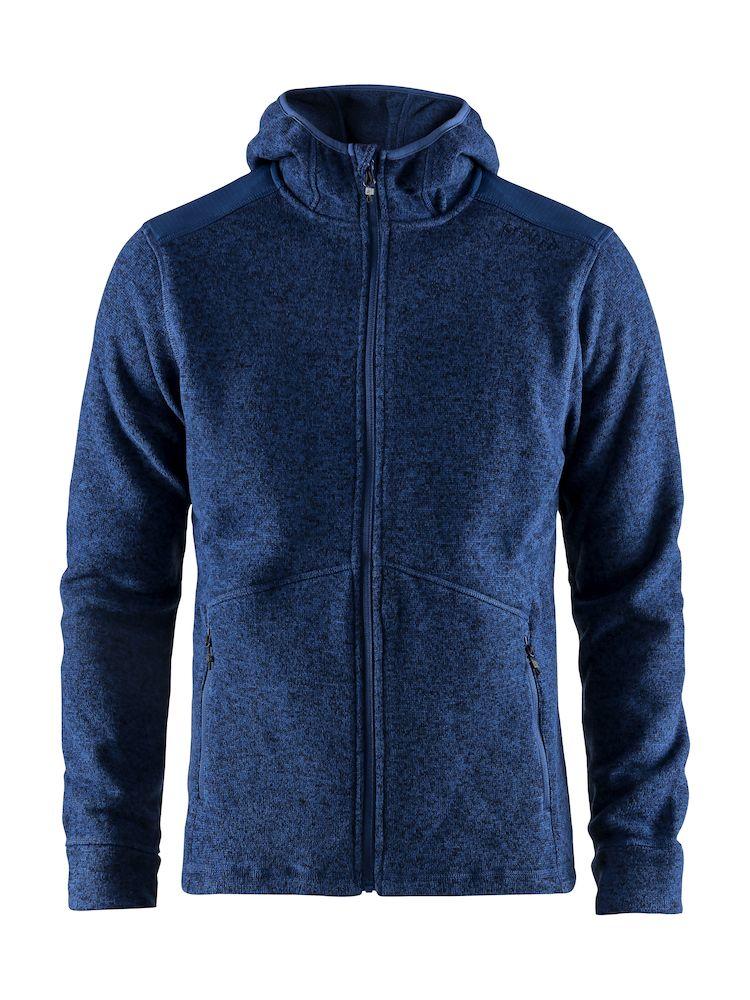 Kuschelige Wolljacke mit Kapuze für Herren - Craft - WERBE-WELT.SHOP