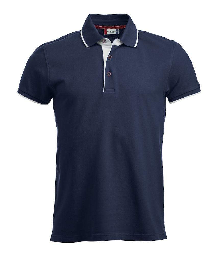 Clique Herren Poloshirt 'Seattle' mit Kontrastelementen - WERBE-WELT.SHOP
