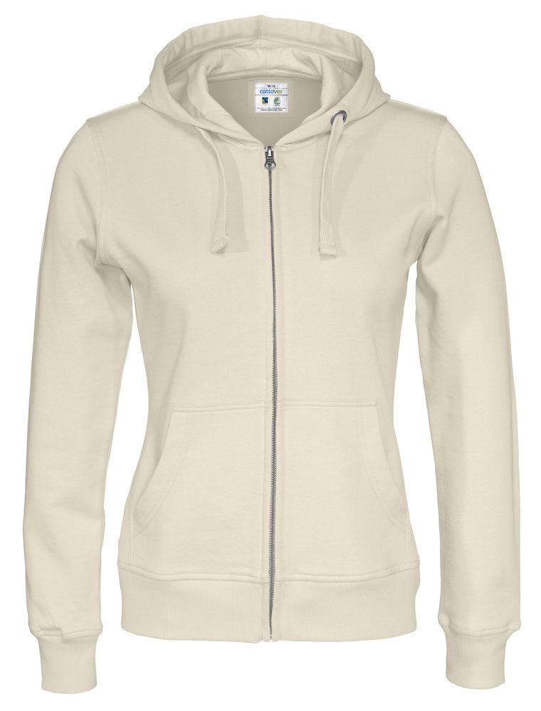 Cottover Damen Hoodie mit Reissverschluss - WERBE-WELT.SHOP