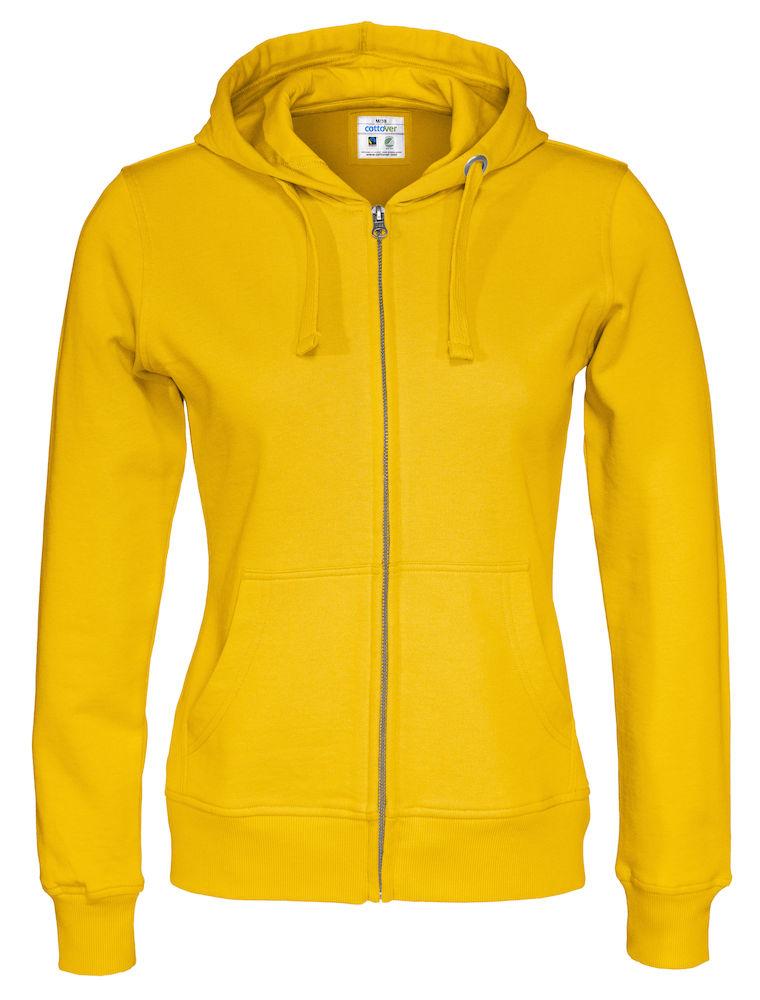 Cottover Damen Hoodie mit Reissverschluss - WERBE-WELT.SHOP