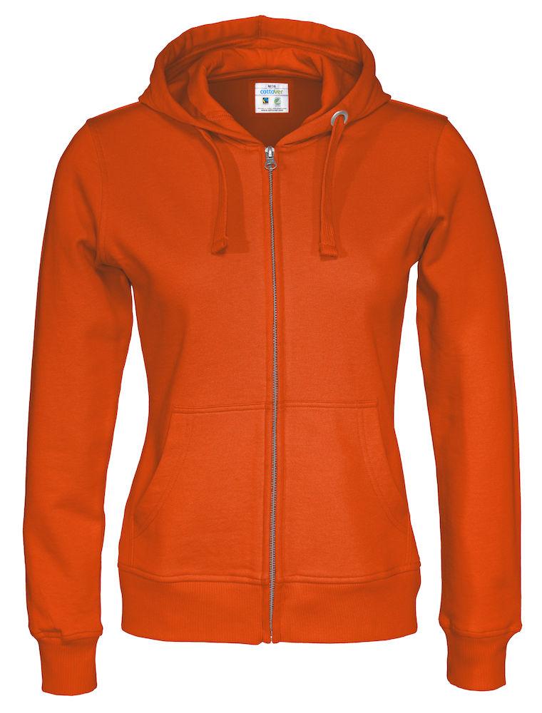 Cottover Damen Hoodie mit Reissverschluss - WERBE-WELT.SHOP