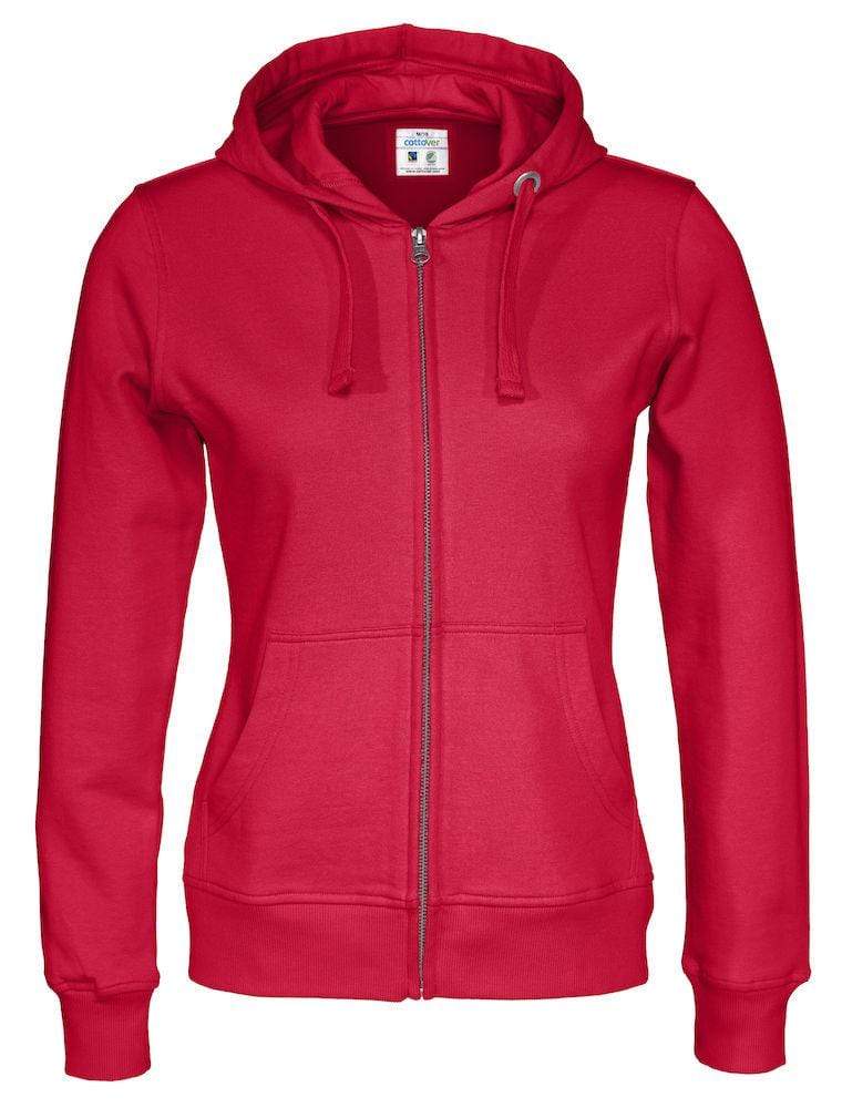 Cottover Damen Hoodie mit Reissverschluss - WERBE-WELT.SHOP