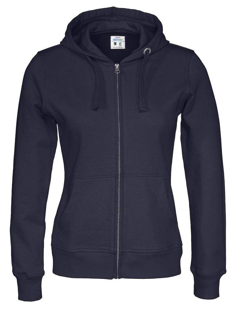 Cottover Damen Hoodie mit Reissverschluss - WERBE-WELT.SHOP