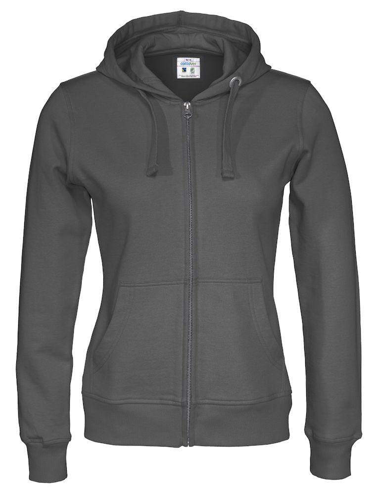 Cottover Damen Hoodie mit Reissverschluss - WERBE-WELT.SHOP