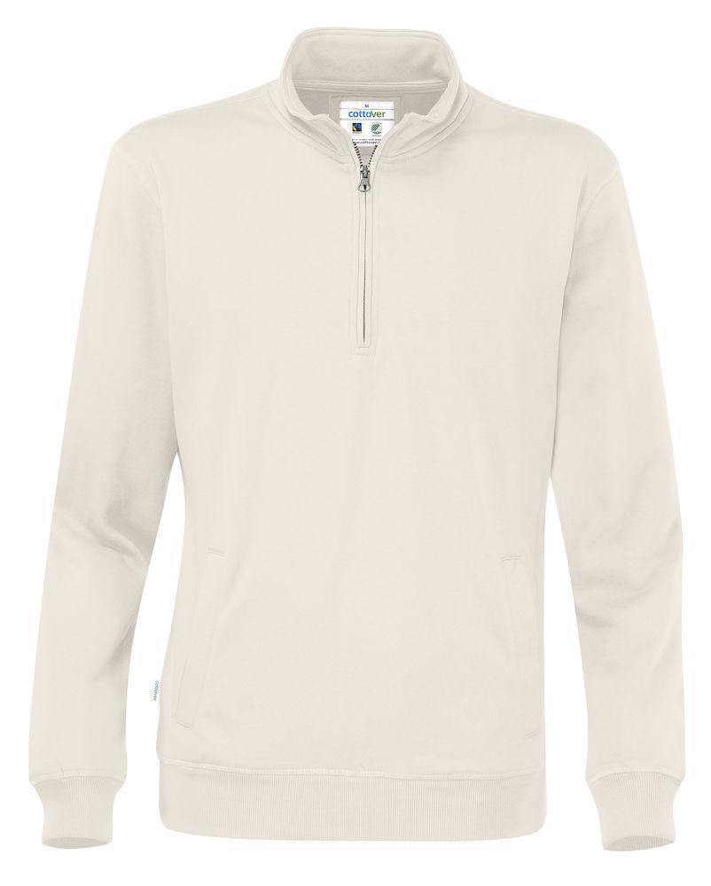 Cottover Unisex Sweatshirt half Zip - WERBE-WELT.SHOP
