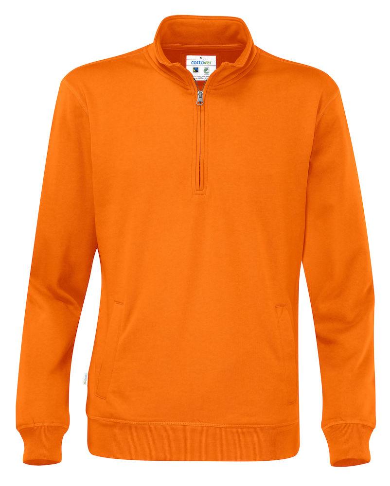 Cottover Unisex Sweatshirt half Zip - WERBE-WELT.SHOP