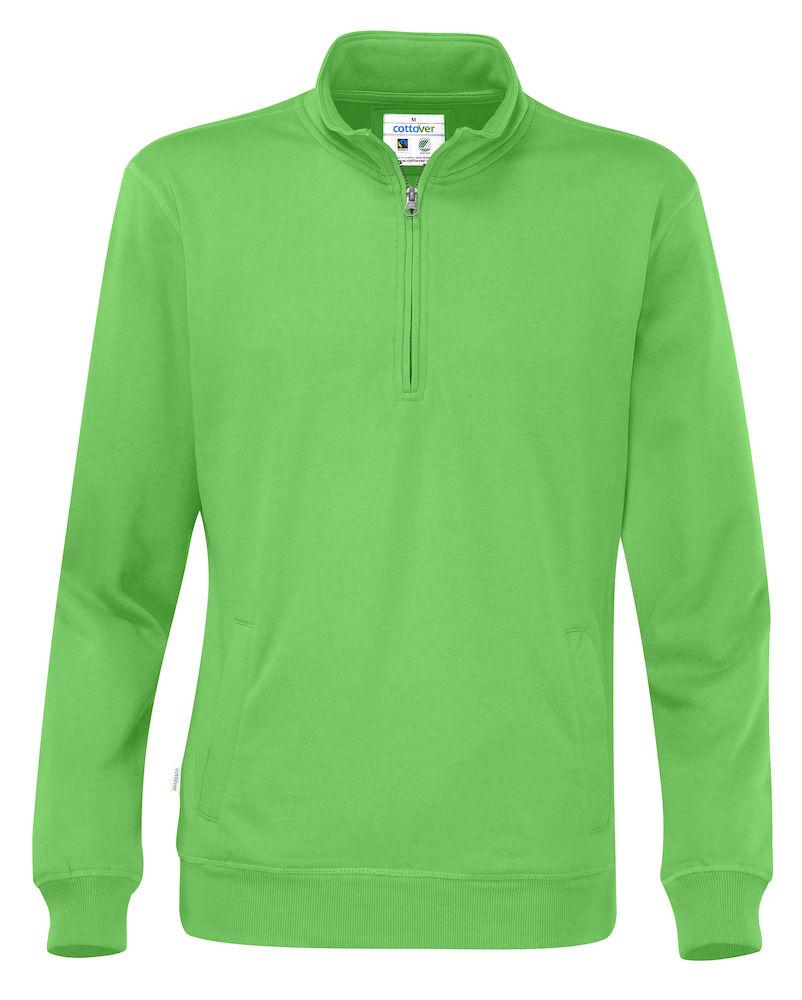 Cottover Unisex Sweatshirt half Zip - WERBE-WELT.SHOP