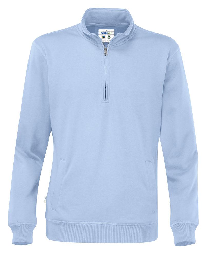 Cottover Unisex Sweatshirt half Zip - WERBE-WELT.SHOP