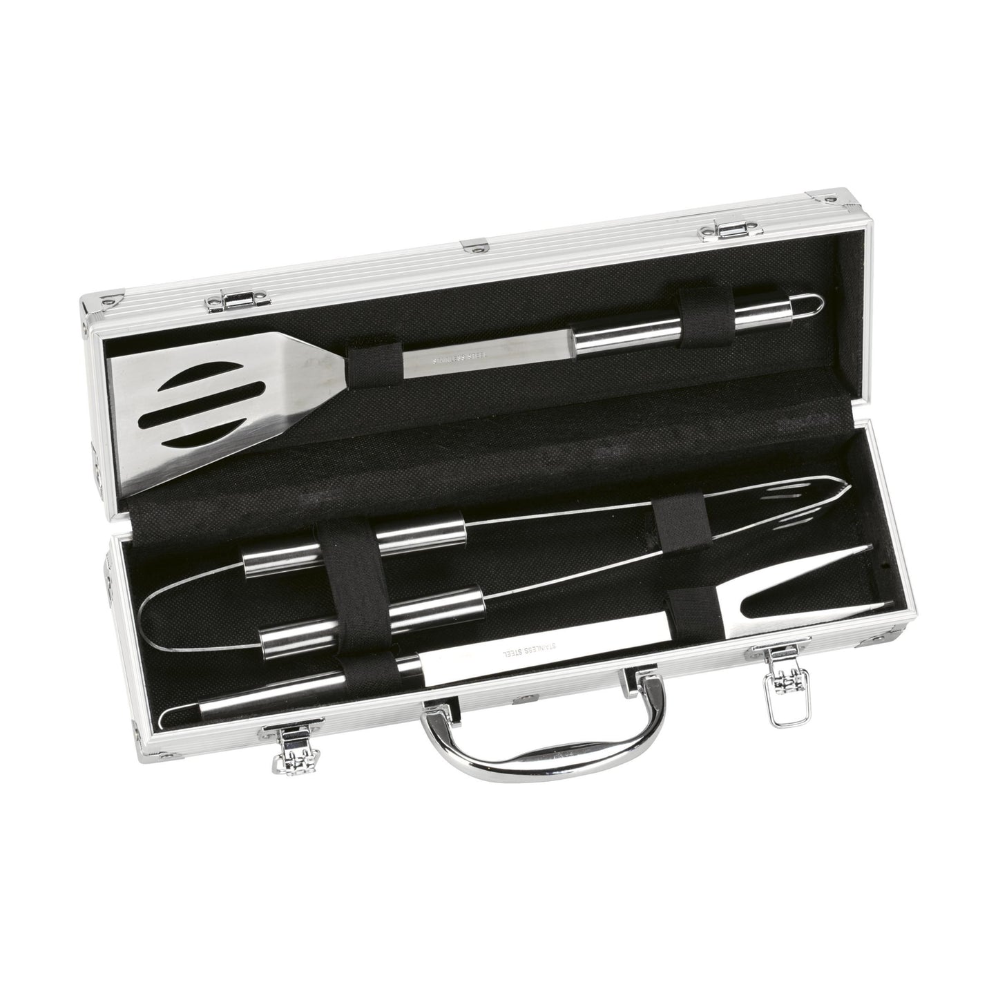 BBQ-Tools-3-teiliges BBQ-Set aus Stahl