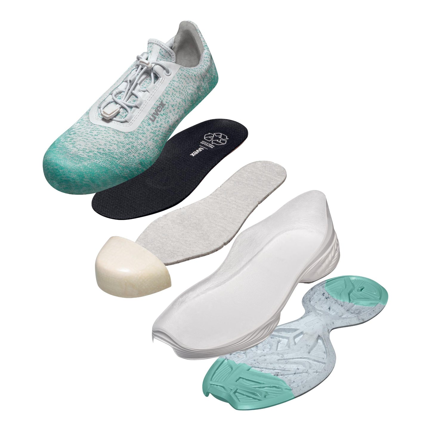 HS 68232 G2 Planet S1 P PU/TPU W11-Sicherheitsschuhe aus recycelten Materialien