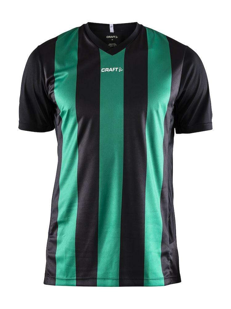 CRAFT PROGRESS JERSEY STRIPE MEN BLACK/WHITE 3XL - WERBE-WELT.SHOP