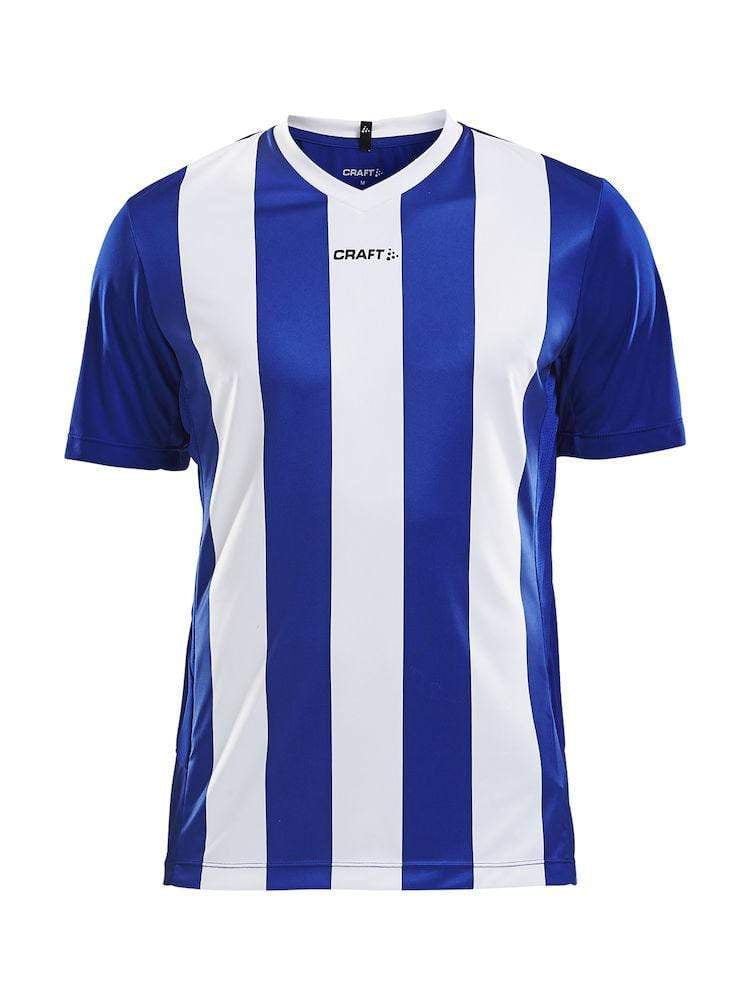 CRAFT PROGRESS JERSEY STRIPE MEN BLACK/WHITE 3XL - WERBE-WELT.SHOP