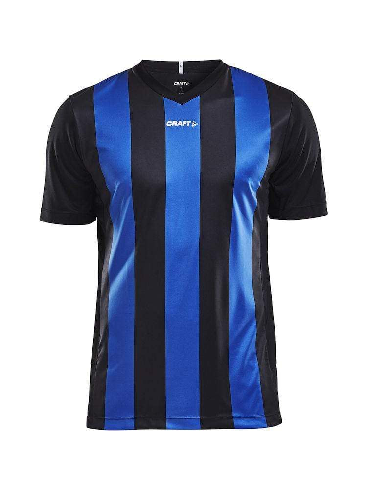 CRAFT PROGRESS JERSEY STRIPE MEN BLACK/WHITE 3XL - WERBE-WELT.SHOP