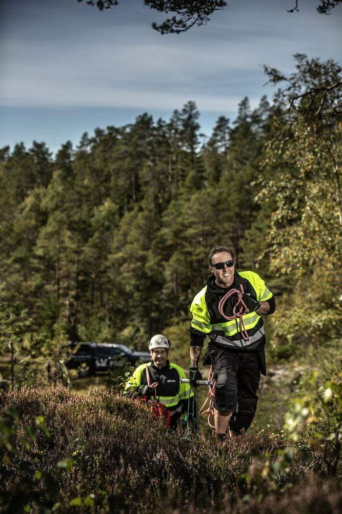 Projob Herren Warnschutz Sweatjacke Mit Stehkragen