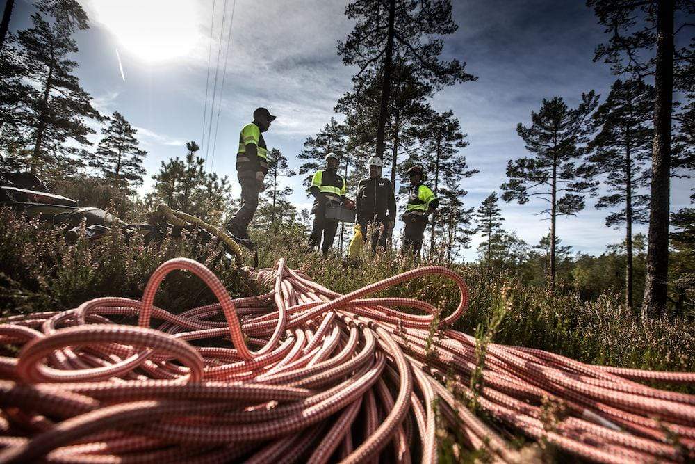 Projob Herren Warnschutz Sweatjacke Mit Stehkragen