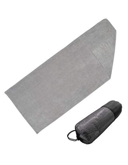 Yoga-Sporthandtuch 175 x 65 cm grau